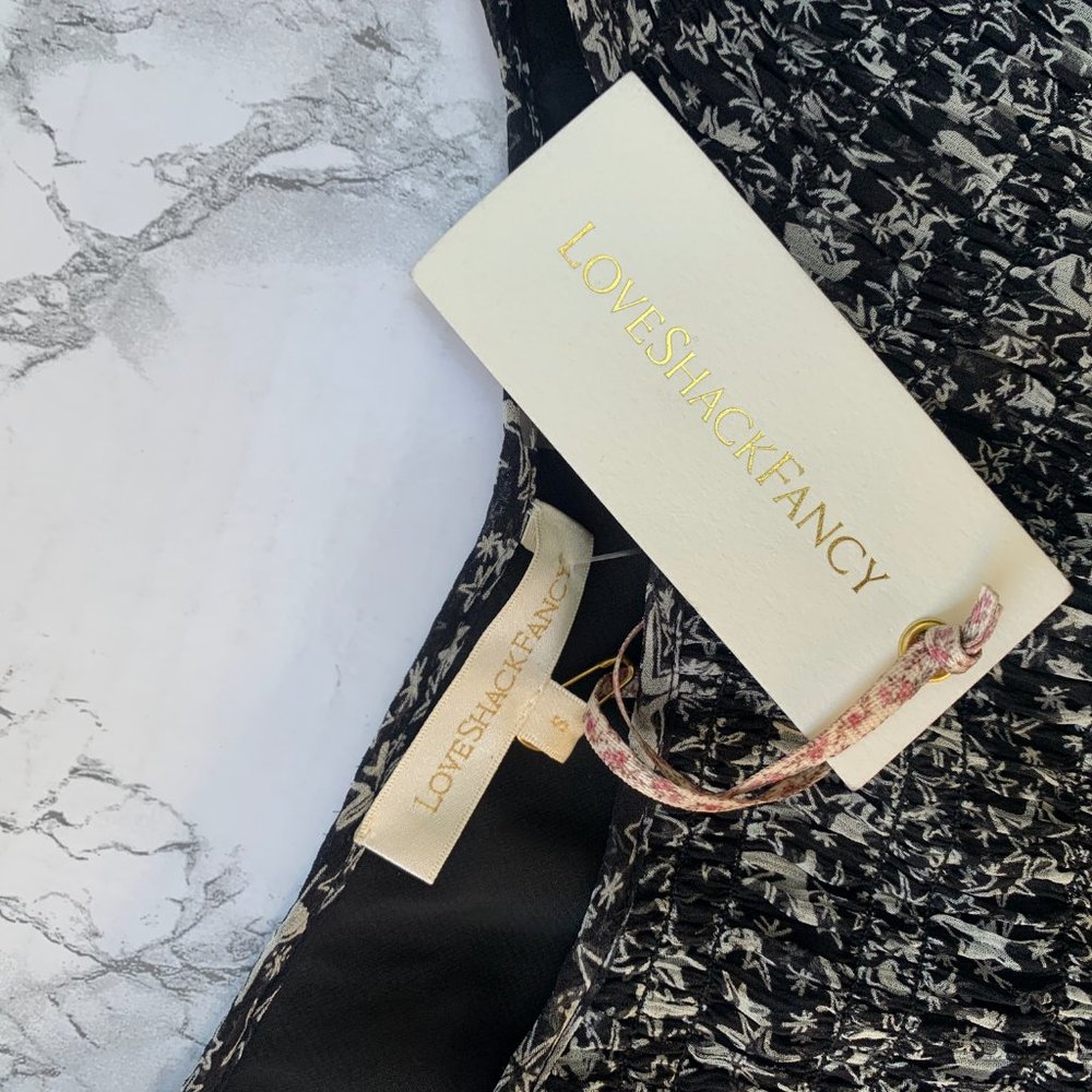 ❌SOLD❌LOVESHACKFANCY Scarlett Mini Dress Evening - Picture 3 of 8